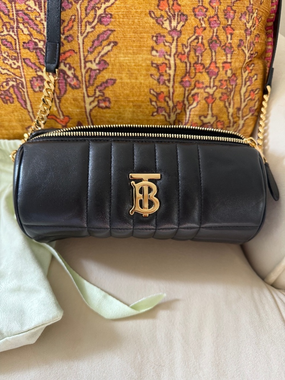 Burberry Quilted Leather Barrel Bag ($499) orig. ($1,025)